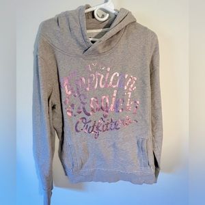 American Eagle sweatshirt.